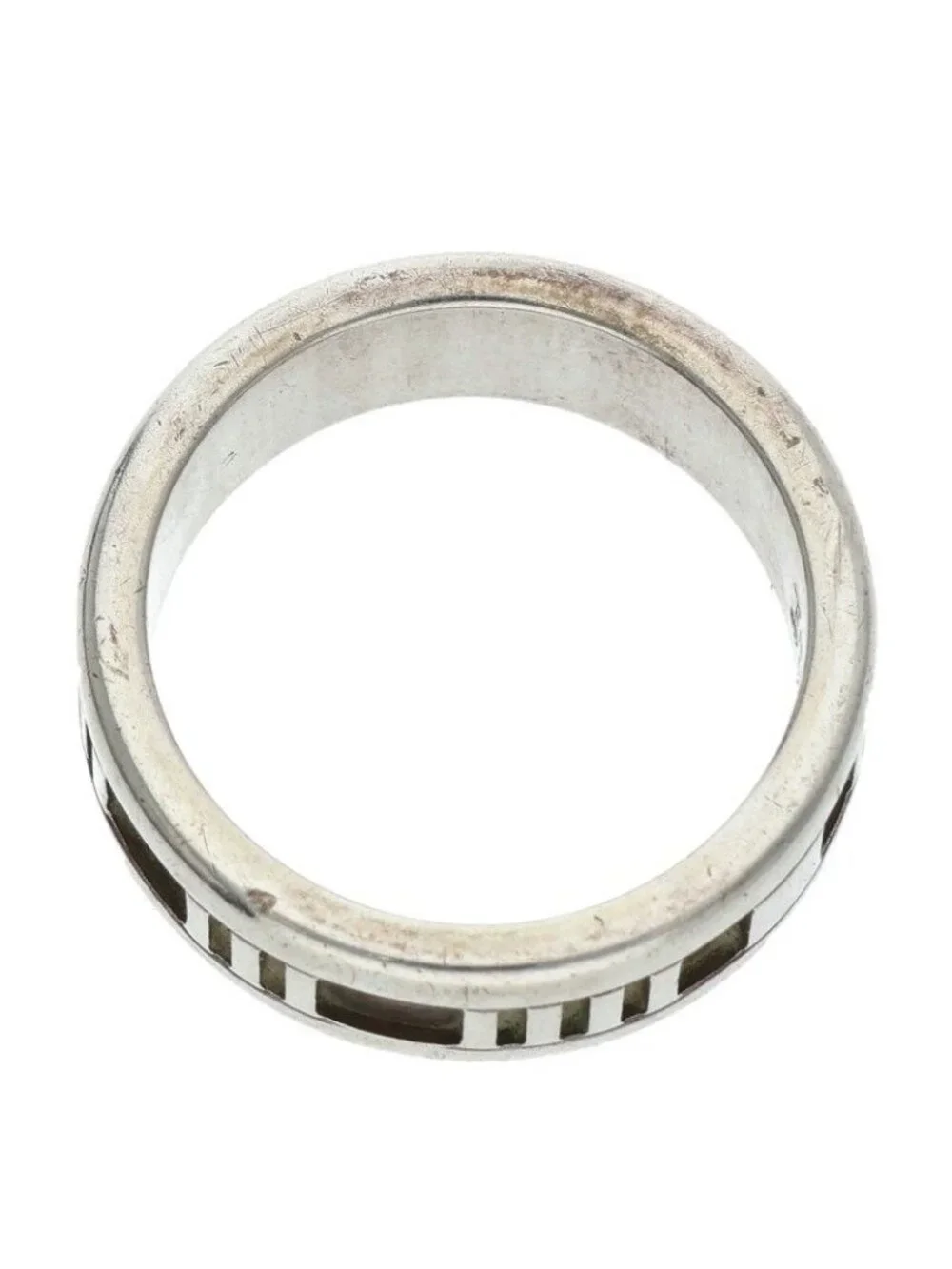 Tiffany & Co Atlas Silver Ring